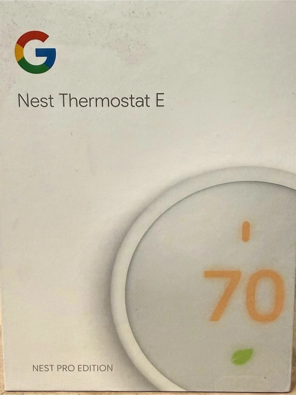 Google Nest Thermostat E Smart Thermostat E White NWT